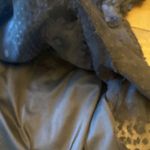 &merci &Merci black polka‎ dot textured long sleeve mini dress size S NWOT Photo 9