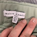 Maison d’Amelie Sage Green Paper Bag Waist Pants Size S Photo 2
