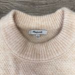 Madewell  Women's‎ Beige Cable Havener Pullover
Sweater Long Sleeve Size large Photo 3
