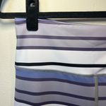 Zyia Active Womens Light n Tight High Rise 7/8 Leggings Pants Purple Stripe 8/10 Size undefined Photo 2