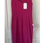 Dress the Population Elle Hibiscus Pink Sleeveless Sweetheart Sheath Dress M NWT Photo 3