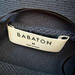 Babaton Aritzia Sculpt Knot Criss Cross Cropped Tank Top Navy Blue Women's M Photo 3