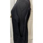 VTG 90s CASUAL‎ Corner Old Stock Black Floral Silk Sleeveless Sheath Dress Photo 4