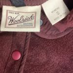 Woolrich  Burgundy Fleece Jacket Photo 1