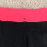 Lululemon  Black Crop pants with Pink band Photo 1