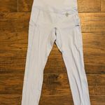 Free People Movement  Never Better Fold Over Light Blue Leggings Size Small NWOT Photo 1