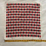 Vintage Christmas Argyle Print Bandana 0005 Red Photo 3