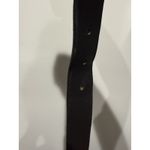 Obey  UNISEX LEATHER WAIST BELT COLOR BLACK AND SILVER BUCKLE  43" Sz M Photo 6