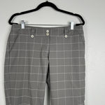 Nike  Golf Womens‎ Crop Pants Check Print Gray Sz 8 Photo 1