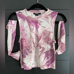 Forever 21  Cute Sheer Sleeveless Removable Sleeves High Neck Top Womens Sz S NWT Photo 0