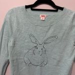 Mossimo Light Blue Rabbit Cotton Crewneck Sweater Size M Size M Photo 3