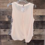 ASTR  Peach & Silver Sequin Tank Top Photo 2