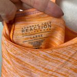 Kenneth Cole  REACTION Heathered Orange Sleeveless Hi-Lo Activewear Top Size L Photo 5