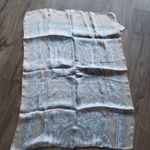 Versace NWT  Tan Cream Chic Old Money Dainty Feminine Whimsical Boho Silk Scarf Photo 0