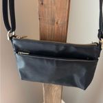 A New Day Black Crossbody Purse • Black Faux Leather with Gold Tone Hardware Photo 8