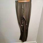 Pretty Little Thing High Waisted Skinny Flared Trousers Khaki Green 8 Photo 5
