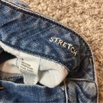 American Eagle Stretch Floral Embroidered Jean Shorts Photo 3