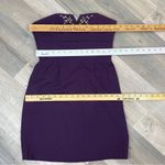 Max and Cleo  Rhinestone Detail Strapless‎ Sheath Dress Purple 2 Photo 12