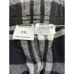 Sonoma  Black Plaid Soft Cotton Blend Flannel Pajama Pants W/Pockets Size XXL NWT Photo 4