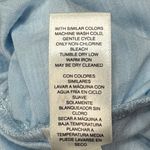 White House | Black Market  NWT Baby Blue Faux Wrap 3/4 Sleeve Surplice Tee Photo 8