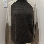 Vigoss  Sweater Color‎ Block Brown Medium Photo 0