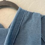 We The Free  blue crochet knit hooded sweatshirt size medium Photo 10