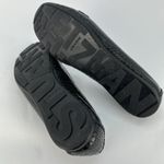 Stuart Weitzman Women’s Black Leather Snake Skin Loafers Buckle Photo 9