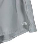 The North Face  Light Gray Athletic Shorts Womens M Lined Stretch Quick Dry Gym Photo 1