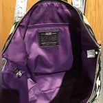 Coach Poppy Op Art Logo Glam Leather Silver Black Tote #L0985-13826 Photo 12