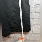 Converse solid black casual dress vneck women’s size large Photo 8