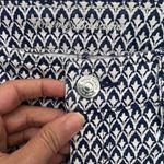 Tommy Bahama  Boracay Beach High Rise Ankle Womens Pants Sz 4 Blue White Model Photo 7