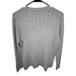 A New Day  Basic Grey Knit Warm Long Sleeve Sweater Photo 2