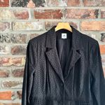 CAbi  5293 Black Flamenco Eyelet Ruffle Blazer, 12 Photo 2