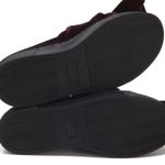 Morelli Burgundy velvet tie top loafers Size 7 Photo 7