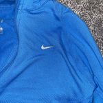 Nike Blue Long Sleeve Fitted Polo Tee Photo 1