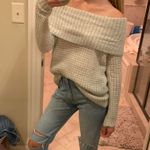 BB Dakota Off The Shoulder Knit Sweater Photo 0