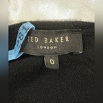 Ted Baker  Jenee Sweater Black Wool Wrap Cardigan 0-2 Quiet Luxury Chic Classic Photo 7