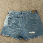 American Eagle  Outfitters Blue Distressed Jean Shorts Photo 1
