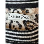 Emerson Road Pajama Set Women Small Brown Fuzzy Luxe Leopard Loungewear NWT Black Photo 3