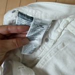 Levi's  Premium Denim Jean Shorts Distressed White Size 31 Photo 10