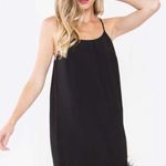 Sugar Lips Black Feather Hem Dress Photo 0