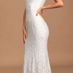 Lulus NWOT  Lace Ivory Lace Mermaid Maxi Dress Size XS Photo 1