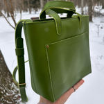 Portland Leather Green Apple Mini Crossbody Photo 0