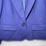 Pendleton Vintage Blazer Purple Wool Boxy Crop Single Button Jacket Fully Lined Photo 2