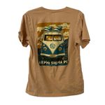 Tan Volkswagen 70s Style Aephi Sorority Top Greeklife Shirt 2021 Unisex Medium! Orange Photo 1