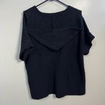 Eileen Fisher Black Peruvian Organic Cotton Cardigan Photo 3