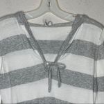 Michael Stars ‎ Striped Hoodie Sweater Photo 3
