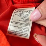 Betsey Johnson Maxi Dress Large Orange Palm Leaf Print Tropical Tiered Smocked Photo 9