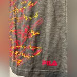 FILA  Women's Gray T-Shirt with Neon Accents NWOT Photo 2
