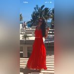 Bisou Bisou  Vibrant Red Maxi Dress Photo 1